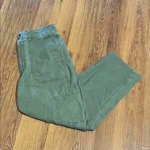 Madewell Women's Green Wide Leg Pants